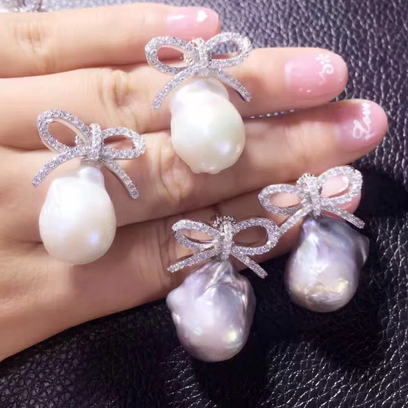 New Bowkont Design Baroque Pearl Earrings Natural Keshi Pearl Stud Earrings Jewelry Handmade Lady Gifts
New Bowkont Design Baroque Pearl Earrings Natural Keshi Pearl Stud Earrings Jewelry Handmade Lady Gifts