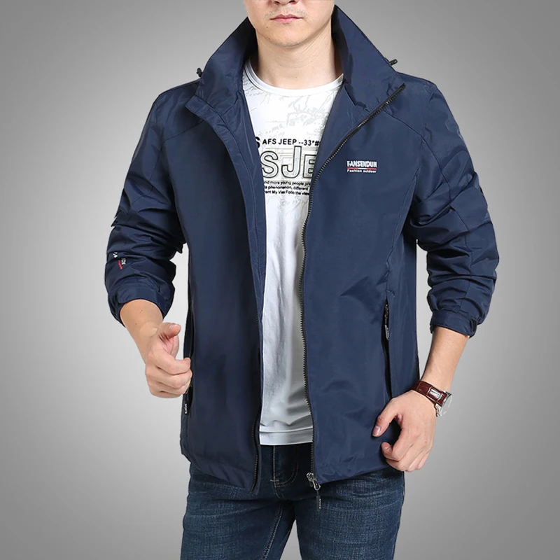 Winter Plus Velvet Thicken Jacket Men 2018 Hooded Windbreaker Casual Zippers Thin Men Jacket Streetwear Man Clothes Plus Size
Winter Plus Velvet Thicken Jacket Men 2018 Hooded Windbreaker Casual Zippers Thin Men Jacket Streetwear Man Clothes Plus Size