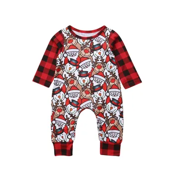 Xmas Fashion Cotton Toddler Baby Boy Girl Christmas Snowman Santa Print Romper Outfits One Piece Clothes Long Sleeve Clothing
Xmas Fashion Cotton Toddler Baby Boy Girl Christmas Snowman Santa Print Romper Outfits One Piece Clothes Long Sleeve Clothing