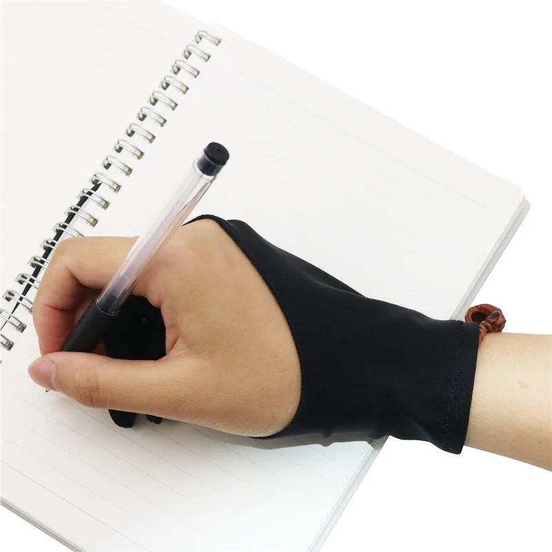 20 pcs Graphics Drawing 2 Finger Anti-fouling Gloves Black Free Size Artist Drawing Glove Painting Digital Tablet Writing Glove
20 pcs Graphics Drawing 2 Finger Anti-fouling Gloves Black Free Size Artist Drawing Glove Painting Digital Tablet Writing Glove