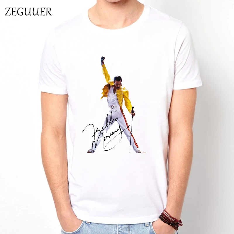Freddie Mercury Hip Hop Novelty Harajuku Tshirt Streetwear Print Fashion Wind Cotton Round Neck Men's T-shirt Casual Clothes
Freddie Mercury Hip Hop Novelty Harajuku Tshirt Streetwear Print Fashion Wind Cotton Round Neck Men's T-shirt Casual Clothes