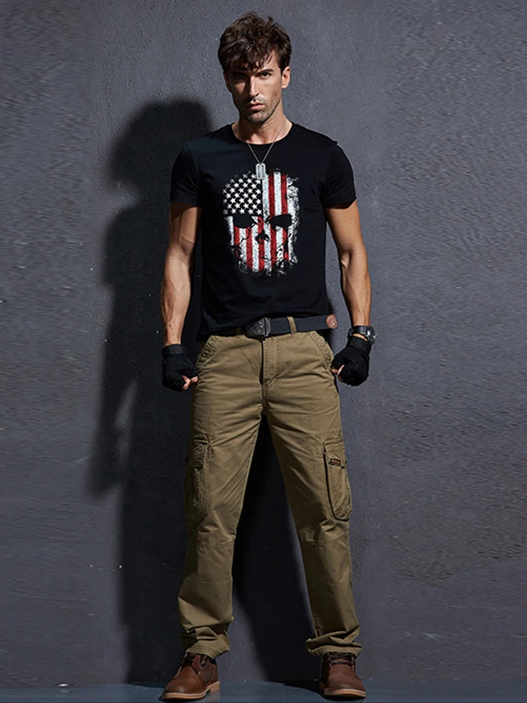 Outdoor Fashion Classical Men Casual Pants Loose Fit Multi Pockets Cargo Pants hombre Khaki Color Military Style Army Pants Men
Outdoor Fashion Classical Men Casual Pants Loose Fit Multi Pockets Cargo Pants hombre Khaki Color Military Style Army Pants Men
