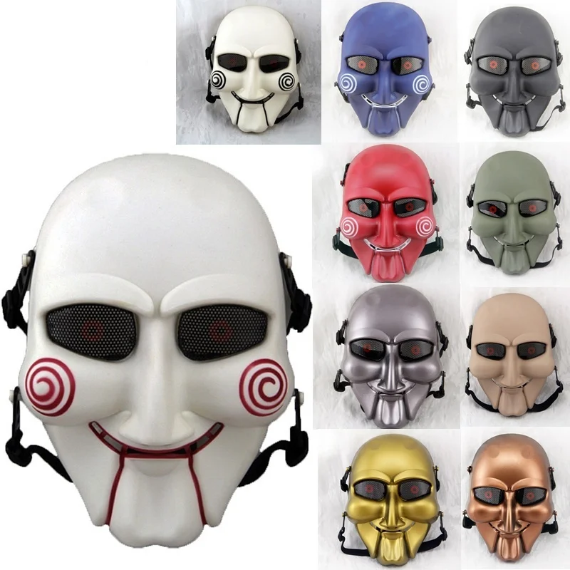 DC17 SAW Full Face Metal Mesh Military Tactical Airsoft Mask Paintbal CS Wargame Halloween Party Skull Soft Air Mask
DC17 SAW Full Face Metal Mesh Military Tactical Airsoft Mask Paintbal CS Wargame Halloween Party Skull Soft Air Mask