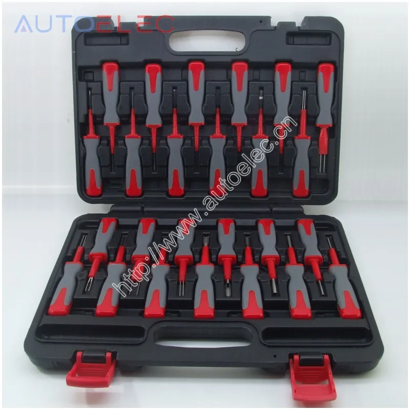 

AT25S tool Wiring connector Pin Release Extractor Crimp Terminal Removal Dismount Tool Kit for audi VW Molex DELPHI tyco AMP