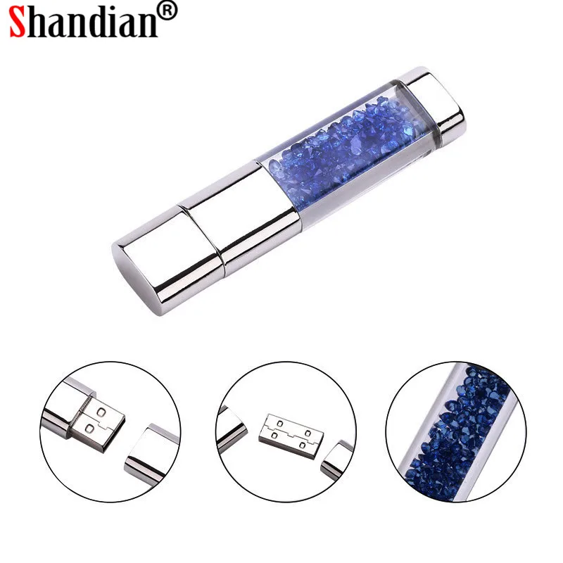 SHANDIAN Crystal gift USB Flash Drive transparent pendrive 4GB 8GB 16GB 32GB 64GB memory stick usb creativo U disk free shipping
SHANDIAN Crystal gift USB Flash Drive transparent pendrive 4GB 8GB 16GB 32GB 64GB memory stick usb creativo U disk free shipping