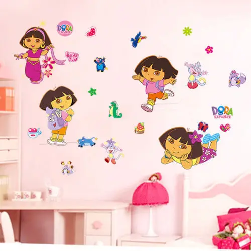 Wall Sticker Dora the Explorer Removable PVC Decals Kids Girls Room Decoration DIY Cartoon Plane Wall Stickers
Wall Sticker Dora the Explorer Removable PVC Decals Kids Girls Room Decoration DIY Cartoon Plane Wall Stickers