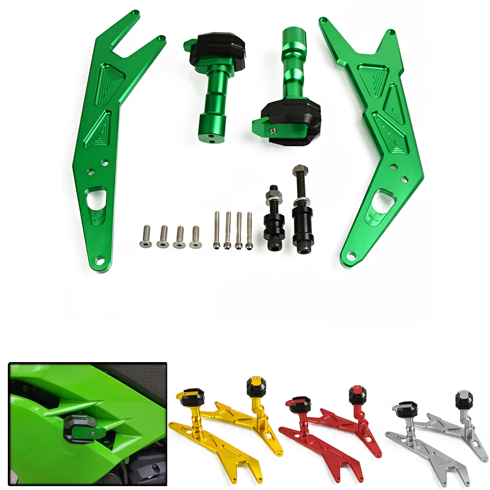 MOTOCNC Motorcycle Frame Sliders Screw Crash Cover Falling Protector Guard Pad Engine Case For Kawasaki Ninja 300 2013 2014-2016
MOTOCNC Motorcycle Frame Sliders Screw Crash Cover Falling Protector Guard Pad Engine Case For Kawasaki Ninja 300 2013 2014-2016