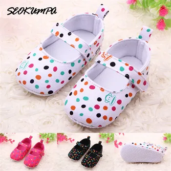 Lovely Kids Girls Shoes Infant Toddler Cartoor Dot Monkey Soft Bottom Anti-skip First Walkers Cute Beautiful Girl Bebe Shoes
Lovely Kids Girls Shoes Infant Toddler Cartoor Dot Monkey Soft Bottom Anti-skip First Walkers Cute Beautiful Girl Bebe Shoes