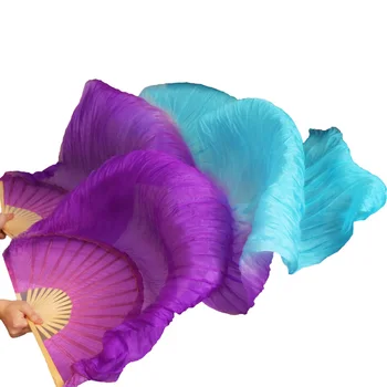 2018 Newest Handmade Bamboo Ribs Dance Props Silk Belly Dancing Fans Natural Silk 1 Pc Left hand+Right hand Purple+Turquoise
2018 Newest Handmade Bamboo Ribs Dance Props Silk Belly Dancing Fans Natural Silk 1 Pc Left hand+Right hand Purple+Turquoise