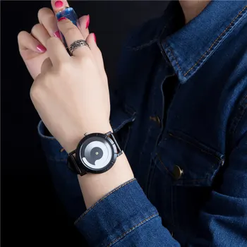 Creative No Pointer Couple Watch Simple Men Watches Women Wrist Watch Minimalist Leather Clock relogio masculino erkek kol saati
Creative No Pointer Couple Watch Simple Men Watches Women Wrist Watch Minimalist Leather Clock relogio masculino erkek kol saati
