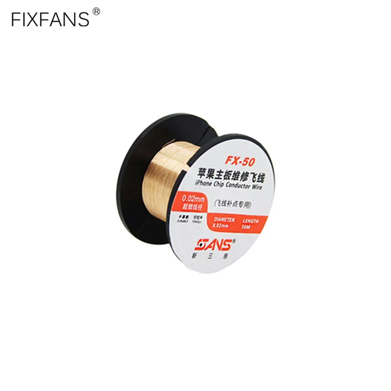 Медная паяльная проволока FIXFANS 0 02 мм соединительная линия для материнской платы
