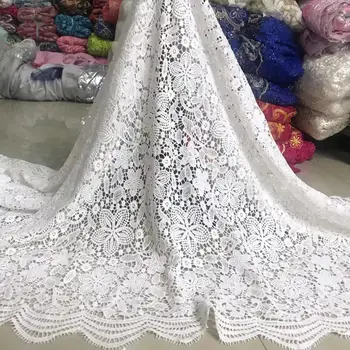 2018 French Lace Fabric White Wedding High Quality African Tulle Lace Fabric 5Yard Flowers Embroidered Tulle Lace fabric
2018 French Lace Fabric White Wedding High Quality African Tulle Lace Fabric 5Yard Flowers Embroidered Tulle Lace fabric