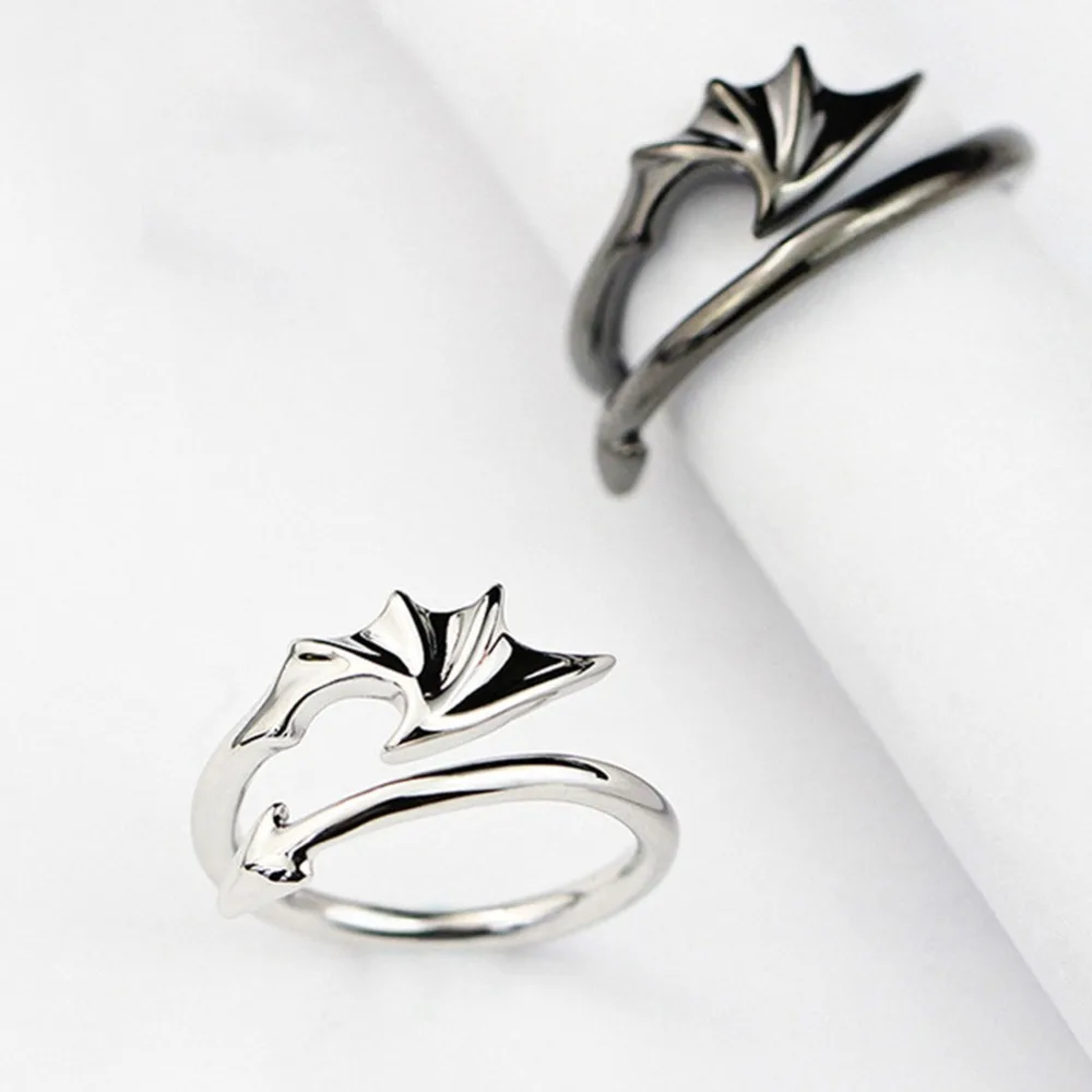 Fashion Enamel Couple Rings Stainless Steel Rings Romantic Angel Devil Wings Rings Engagement Wedding Couples Rings
Fashion Enamel Couple Rings Stainless Steel Rings Romantic Angel Devil Wings Rings Engagement Wedding Couples Rings