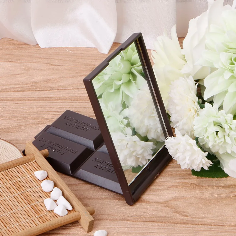 1 PC Cute Square Pocket Mirror Mini Foldable Chocolate Cookie Shaped Mirror Makeup Mirror Dark Coffee/Light Coffee
1 PC Cute Square Pocket Mirror Mini Foldable Chocolate Cookie Shaped Mirror Makeup Mirror Dark Coffee/Light Coffee