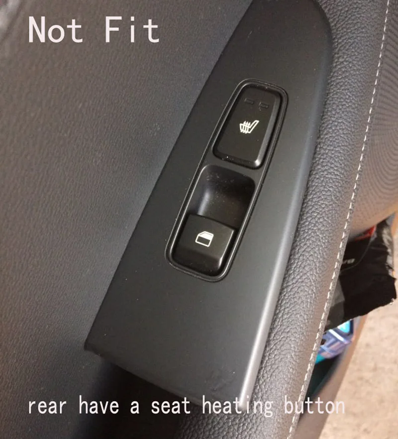 rear have a seat heating button