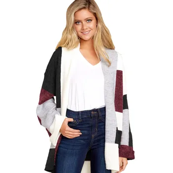 Autumn New Women's Sweater Hit Color Cardigan Women's V-neck Autumn and Winter Sweater
Autumn New Women's Sweater Hit Color Cardigan Women's V-neck Autumn and Winter Sweater