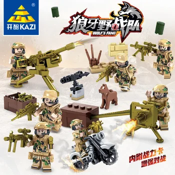 KAZI Models Building toy Compatible with K82016 169pcs Army 8 Figures Blocks Toys Hobbies For Boys Girls Building Kits
KAZI Models Building toy Compatible with K82016 169pcs Army 8 Figures Blocks Toys Hobbies For Boys Girls Building Kits