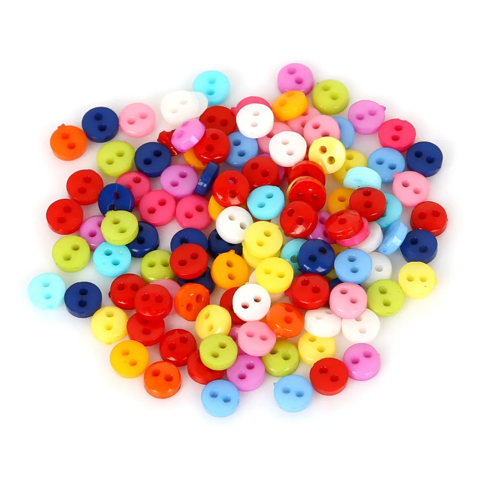 200Pcs/lot 6mm Mini Round Resin Tiny Buttons Sewing Tools Decorative Button Scrapbooking Craft DIY Apparel Accessories
200Pcs/lot 6mm Mini Round Resin Tiny Buttons Sewing Tools Decorative Button Scrapbooking Craft DIY Apparel Accessories