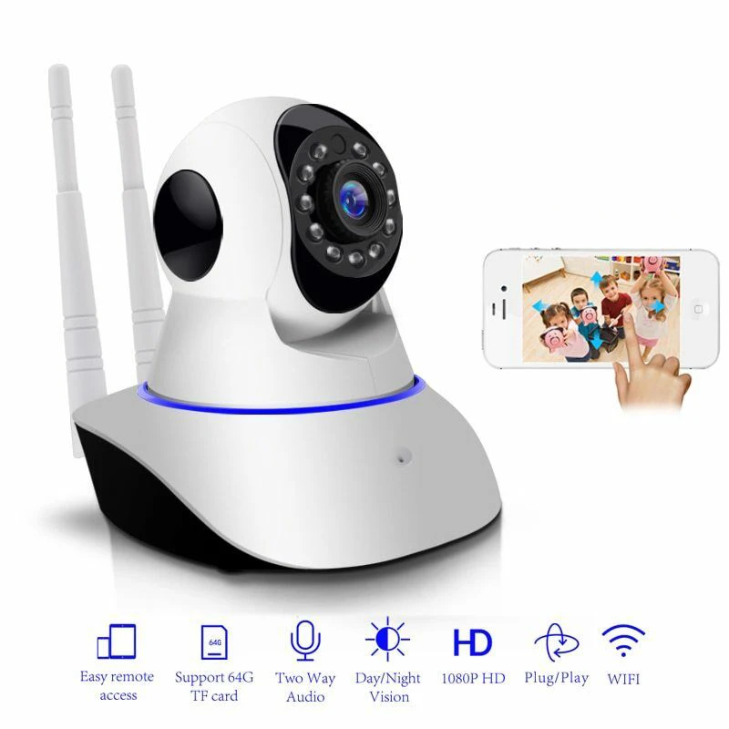 HYUCHON 720P IP Camera Wireless Home Security IP Cam Surveillance Camcorder Wifi Nanny Cam CCTV Camera Baby Monitor
HYUCHON 720P IP Camera Wireless Home Security IP Cam Surveillance Camcorder Wifi Nanny Cam CCTV Camera Baby Monitor