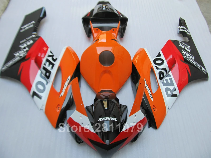 Injection molding top selling fairing kit for Honda CBR1000RR 04 05 orange black fairings set CBR1000RR 2004 2005 GB09
Injection molding top selling fairing kit for Honda CBR1000RR 04 05 orange black fairings set CBR1000RR 2004 2005 GB09