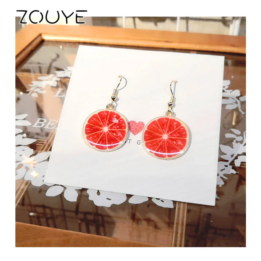 ZOUYE Summer Fruits Grapefruit Drop Earrings Fairy Lovely Cute Romantic Fashion Jewelry Earrings
ZOUYE Summer Fruits Grapefruit Drop Earrings Fairy Lovely Cute Romantic Fashion Jewelry Earrings