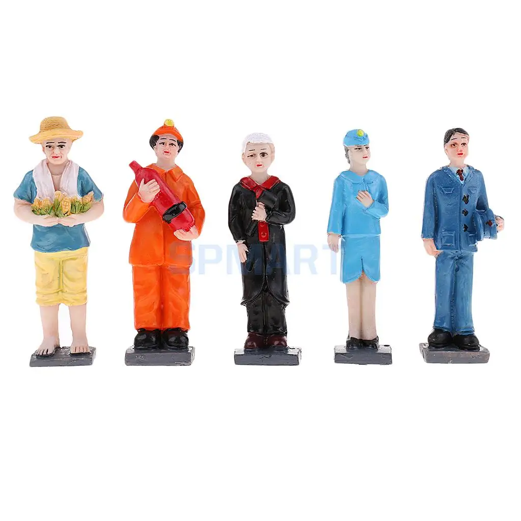 DIY Sand Resin Profession Character Statues Action Figure Decorative Figurine Layout