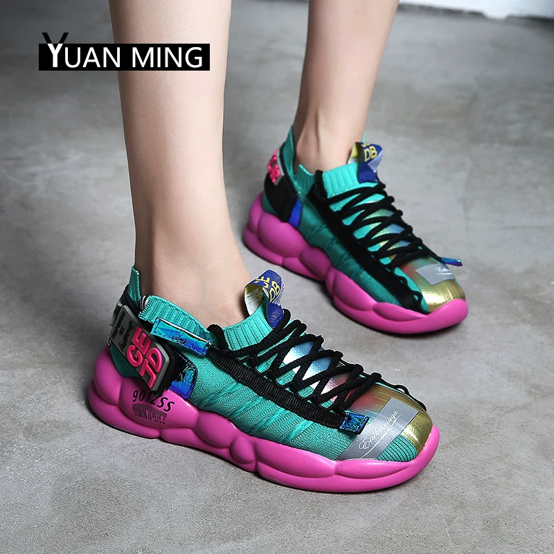 YUANMING Women Sneakers Spring Autumn Winter Female Shoes Women Flats Ladies Paltform Sneakers Wedges Shoes for Women
YUANMING Women Sneakers Spring Autumn Winter Female Shoes Women Flats Ladies Paltform Sneakers Wedges Shoes for Women