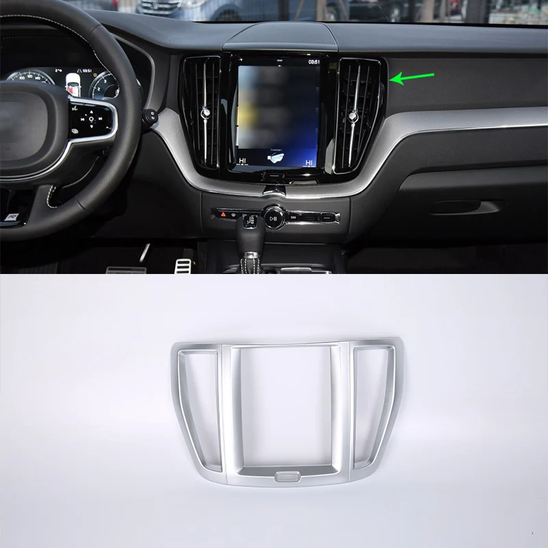 ABS Chrome Matte Silver navigation Cover Trim Car Styling Accessories For VOLVO XC60 2018
ABS Chrome Matte Silver navigation Cover Trim Car Styling Accessories For VOLVO XC60 2018