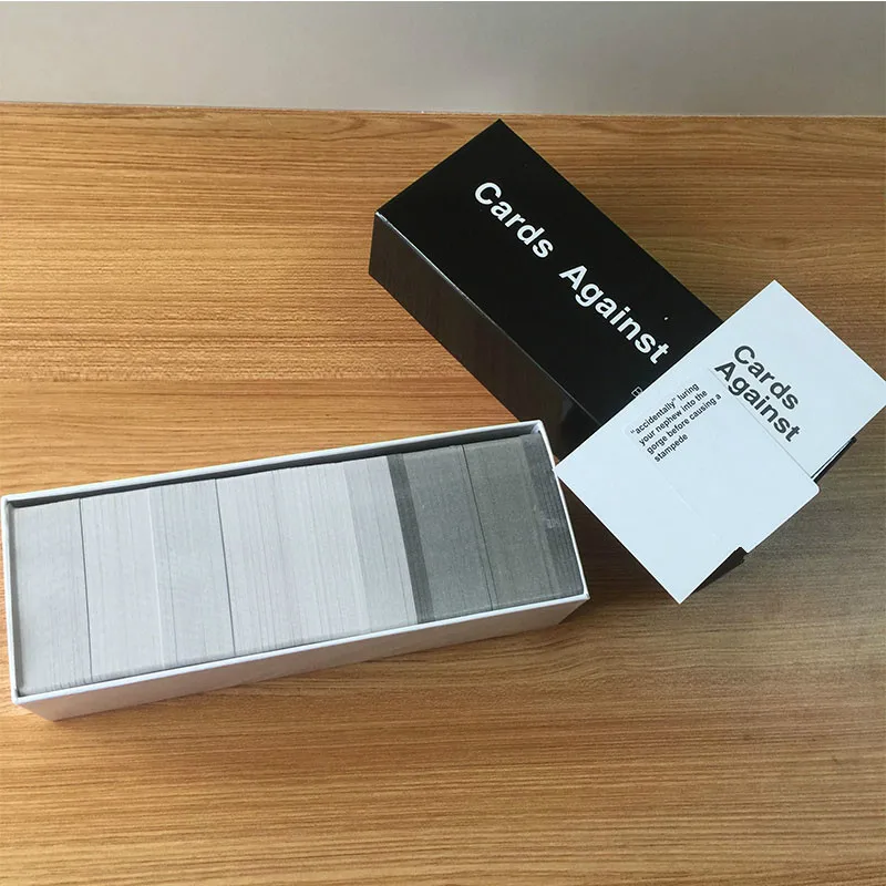 Fun Cards against Board games Children's educational toys family interactive game English version Improve intellectual toys
Fun Cards against Board games Children's educational toys family interactive game English version Improve intellectual toys