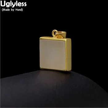 Uglyless Real 925 Silver Sugar Cube Jewelry Sets for Women Square Jade Necklaces no Chains Simple Fashion Geometric Earrings
Uglyless Real 925 Silver Sugar Cube Jewelry Sets for Women Square Jade Necklaces no Chains Simple Fashion Geometric Earrings