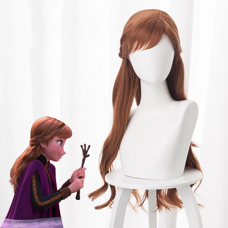 2019 New Anime Princess Anna Cosplay Wig 70cm Long Curly Wavy Heat Resistant Synthetic Hair Brown Women Disney Costume Party Wig
2019 New Anime Princess Anna Cosplay Wig 70cm Long Curly Wavy Heat Resistant Synthetic Hair Brown Women Disney Costume Party Wig