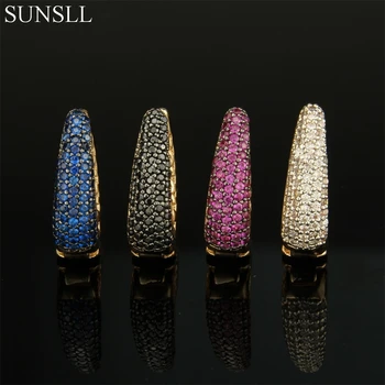 SUNSLL Golden Color Copper Pins Multicolor Cubic Zirconia Hoop Earrings Women's Fashion Party Jewelry CZ Brincos
SUNSLL Golden Color Copper Pins Multicolor Cubic Zirconia Hoop Earrings Women's Fashion Party Jewelry CZ Brincos