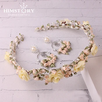 HIMSTORY Handmad Vintage Baraque Fabric Rose Flower Wedding Hair Pageant Crown Wedding Bride Hair Ornament Hairwear Accessories
HIMSTORY Handmad Vintage Baraque Fabric Rose Flower Wedding Hair Pageant Crown Wedding Bride Hair Ornament Hairwear Accessories