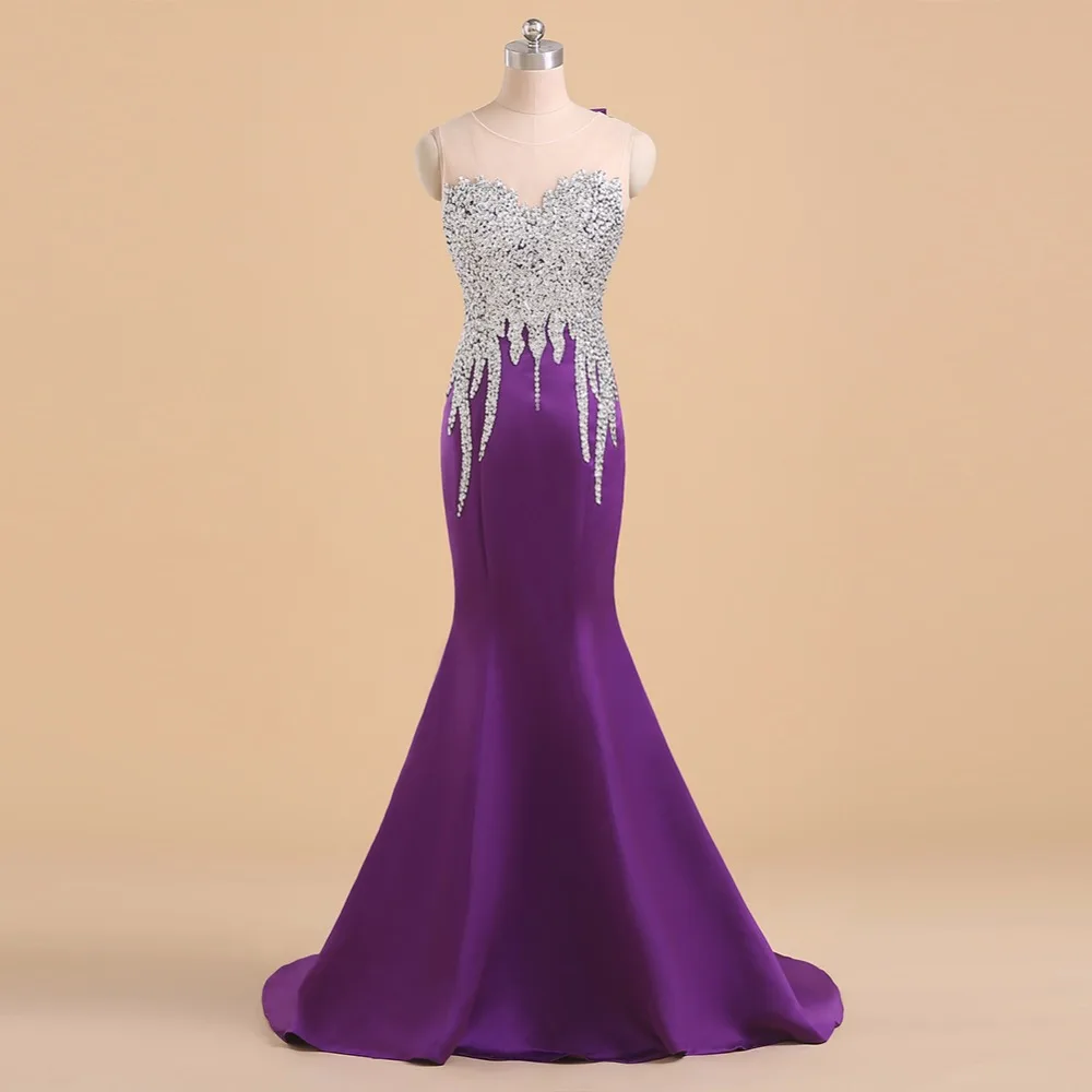 mermaid dress purple