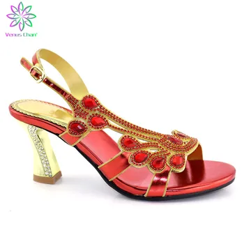 New Arrival Luxury Sandals Women Nigerian Women Wedding Shoes Decorated with Rhinestone Sandalias Rasteiras Femininas X9012
New Arrival Luxury Sandals Women Nigerian Women Wedding Shoes Decorated with Rhinestone Sandalias Rasteiras Femininas X9012