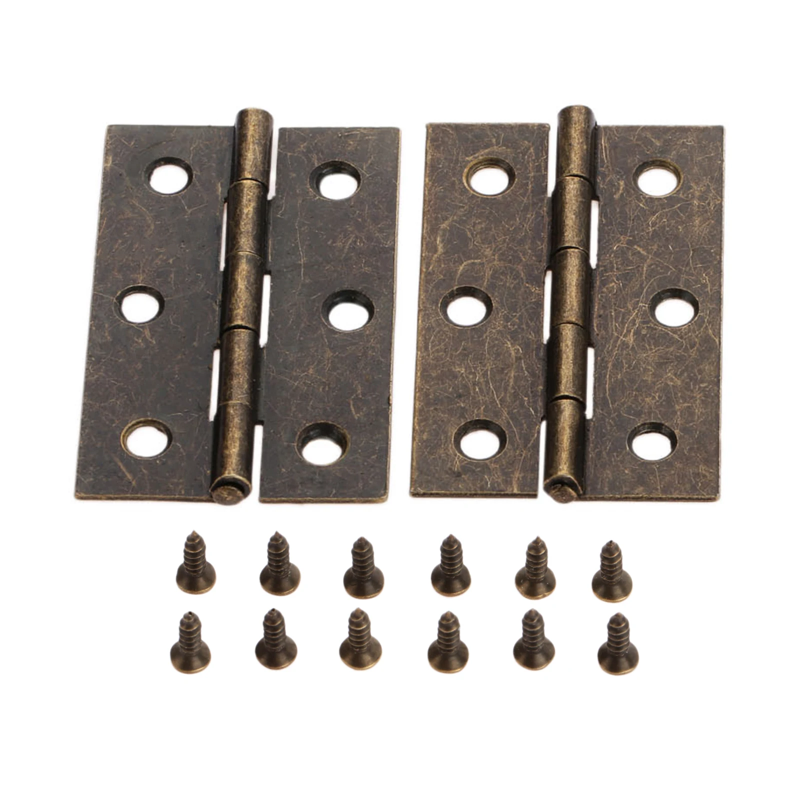 2Pcs 6 Hole Antique Furniture Hinge Cabinet Door Butt Hinge Vintage Jewelry Wood Box Decorative Furniture Fittings with Screws
2Pcs 6 Hole Antique Furniture Hinge Cabinet Door Butt Hinge Vintage Jewelry Wood Box Decorative Furniture Fittings with Screws