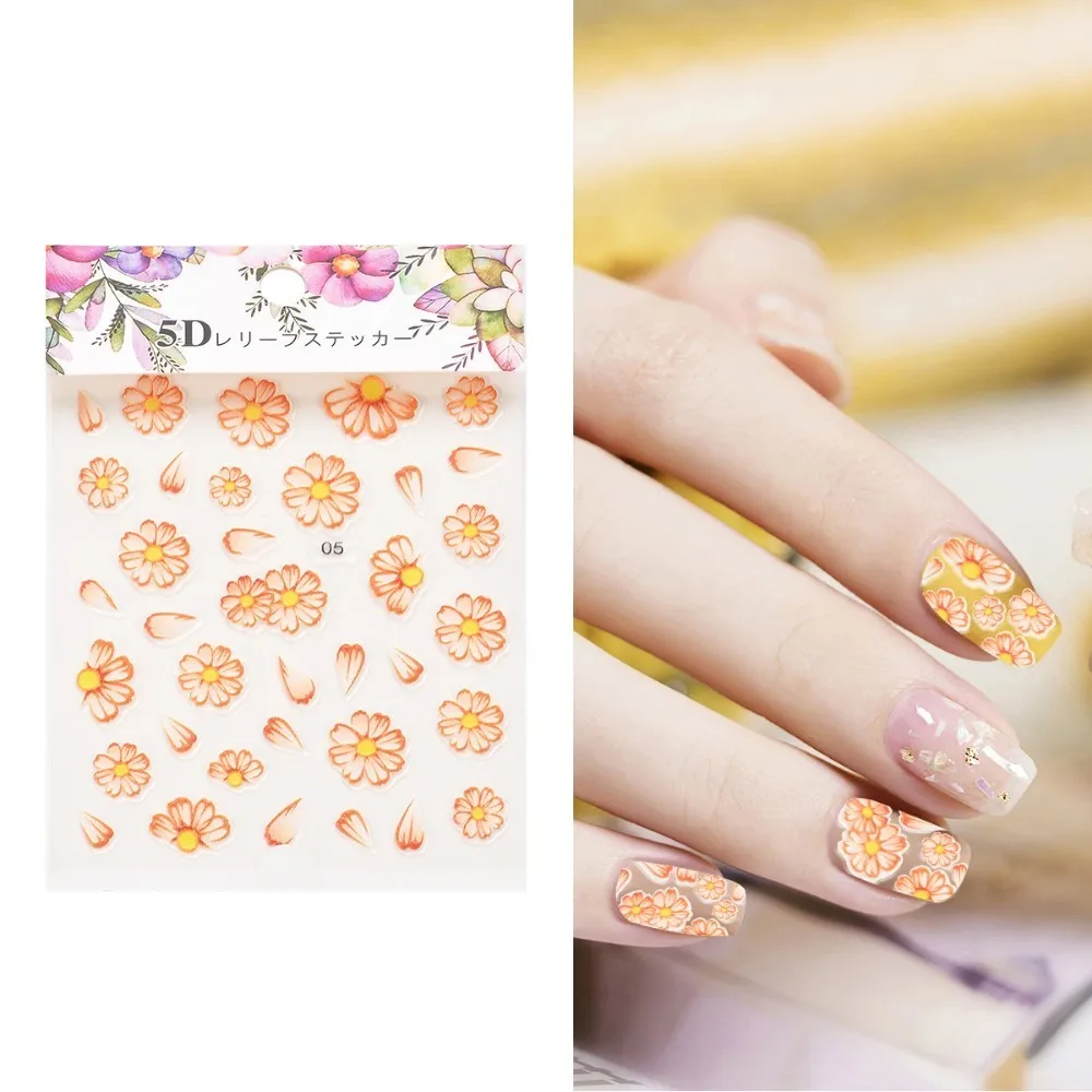 5D Acrylic Engraved Flower Leaf Nail Sticker Template Rose Emboss Decals Tool 8cm DIY Nail Art Stickers for Nail Art
5D Acrylic Engraved Flower Leaf Nail Sticker Template Rose Emboss Decals Tool 8cm DIY Nail Art Stickers for Nail Art