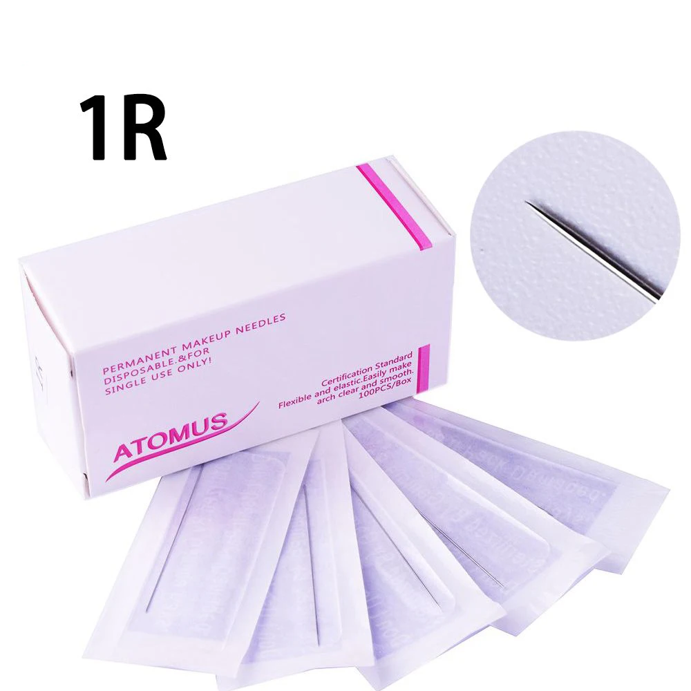 ATOMUS 100pcs Professional Disposable Sterilized Tattoo Needles 1R For Tattoo Eyebrow Pen Machine Tattoo Needles Accessories
ATOMUS 100pcs Professional Disposable Sterilized Tattoo Needles 1R For Tattoo Eyebrow Pen Machine Tattoo Needles Accessories