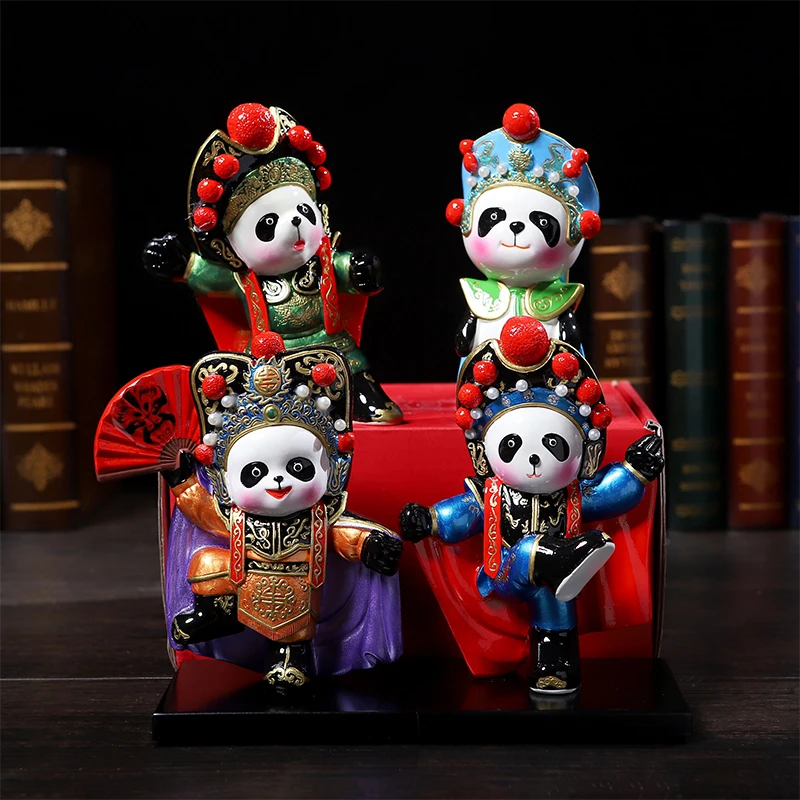 Panda ornaments creative Chinese style gifts Face change Panda Home Furnishing Ornament
Panda ornaments creative Chinese style gifts Face change Panda Home Furnishing Ornament