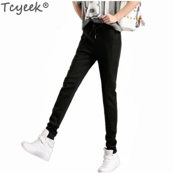 Tcyeek Velvet Pants 2019 Winter Thick Warm Harme Pants Women Streetwear Casual Clothes Ladies Trousers Pantalon Femme LWL668
Tcyeek Velvet Pants 2019 Winter Thick Warm Harme Pants Women Streetwear Casual Clothes Ladies Trousers Pantalon Femme LWL668