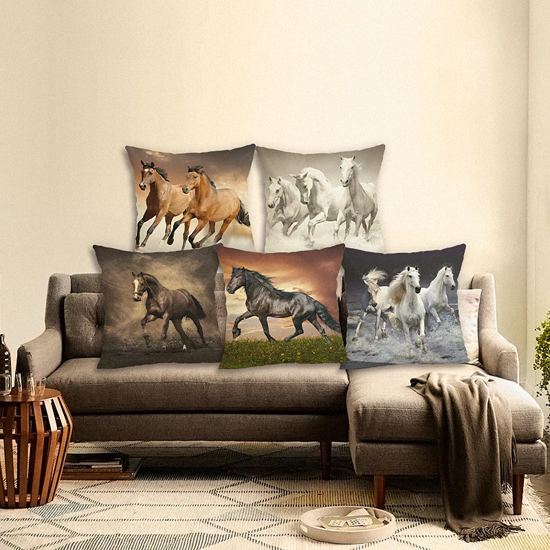 Realistic Horse Pillow Case Sofa Cushion Pillow Cover Realistic oil painting Cushion Cover Bedding Pillows Cotton Linen Square
Realistic Horse Pillow Case Sofa Cushion Pillow Cover Realistic oil painting Cushion Cover Bedding Pillows Cotton Linen Square