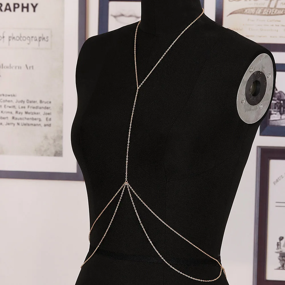 1 Pc Newest Fashion Sexy Body Chain Harness Crossover Belly Waist Bikini Beach Slave Fashion Jewelry Summer Wear Nice Gift
1 Pc Newest Fashion Sexy Body Chain Harness Crossover Belly Waist Bikini Beach Slave Fashion Jewelry Summer Wear Nice Gift