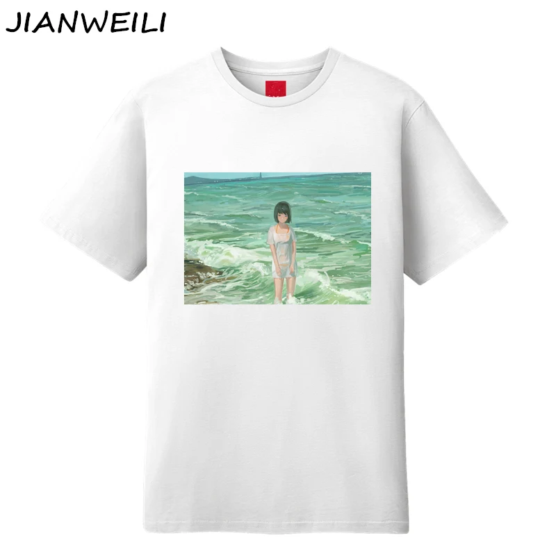 JIANWEILI Футболка женская одежда с коротким рукавом футболки повседневные летние