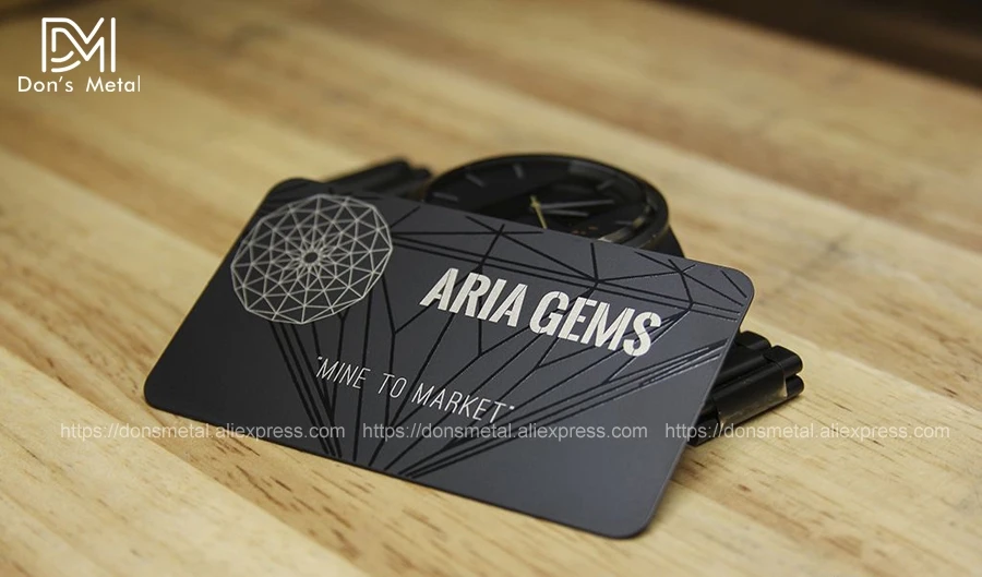 Custom metal card gold card business card hollow stainless steel business card metal business card membership card making
