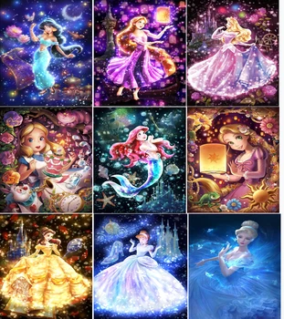 5D Diy full drill square Daimond Painting Cartoon fairy princess cute mermaid Cinderella Rhinestone Painting Crystal Mosaic
5D Diy full drill square Daimond Painting Cartoon fairy princess cute mermaid Cinderella Rhinestone Painting Crystal Mosaic