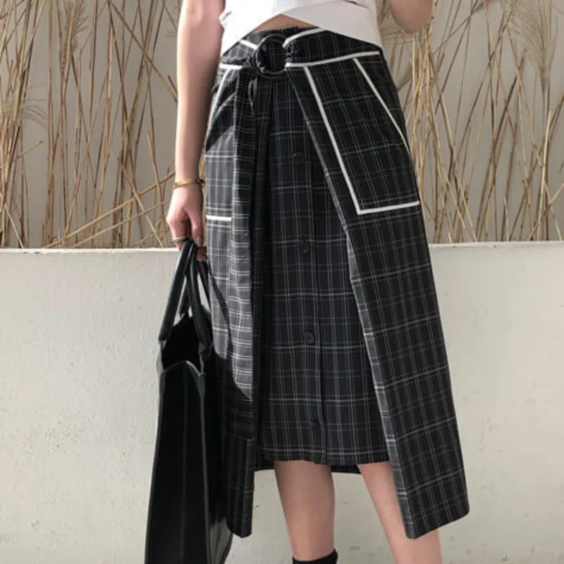 LANMREM 2019 Autumn New Casual Fashion Temperament Women Loose Plus Plaid Irregular Stitching A Word Skirt TC562
LANMREM 2019 Autumn New Casual Fashion Temperament Women Loose Plus Plaid Irregular Stitching A Word Skirt TC562