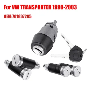 Ignition Switch and Door Lock Barrel Set with two Keys FOR VW TRANSPORTER CARAVELLE T4 1990-2003 
Ignition Switch and Door Lock Barrel Set with two Keys FOR VW TRANSPORTER CARAVELLE T4 1990-2003