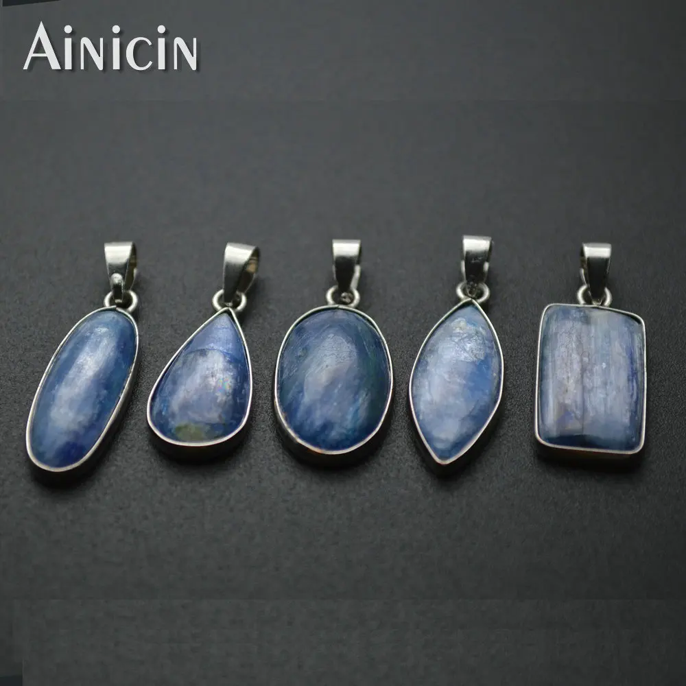 5pcs Random Shape Natural Blue Cyanite Oval Rectangle Horse Eyes Shape Pendants DIY Jewelry Making Findings
5pcs Random Shape Natural Blue Cyanite Oval Rectangle Horse Eyes Shape Pendants DIY Jewelry Making Findings