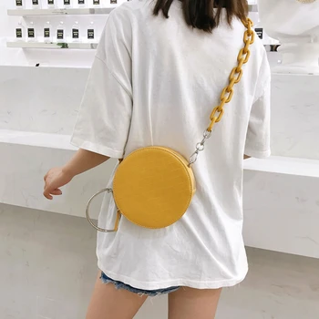 Acrylic Chain Round Totes Bag Cute Circle Bags Women Girl Summer Chic Mini Party Crossbody Bag Alligator PU Leather Bag
Acrylic Chain Round Totes Bag Cute Circle Bags Women Girl Summer Chic Mini Party Crossbody Bag Alligator PU Leather Bag