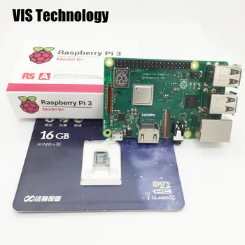 1pc Raspberry Pi 3 Model B+ WiFi&Bluetooth RS Version made in UK+1pc Class 10 Micro SD Card 16GB
1pc Raspberry Pi 3 Model B+ WiFi&Bluetooth RS Version made in UK+1pc Class 10 Micro SD Card 16GB